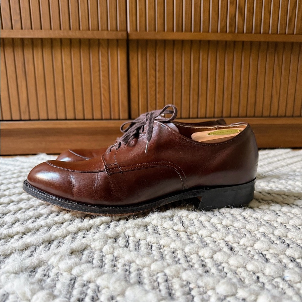 Alden Brown V-Tip Derby’s- US 8/8.5 - Modified Last 549 - Picture 3 of 8